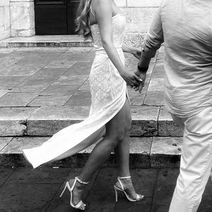 V. Chapman June Dress BHLDN in Ivory